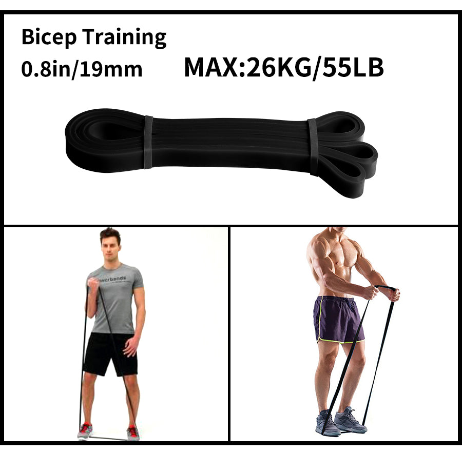 BÜNDEL: 3 bis 4 Robuste Latex-Widerstandsbände